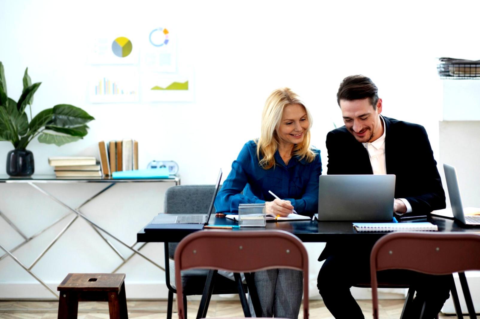 Professional consultation workspace